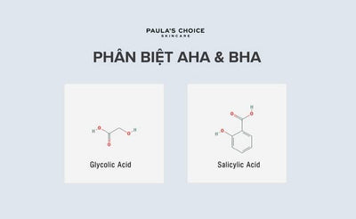 Phân biệt sự khác nhau giữa AHA và BHA