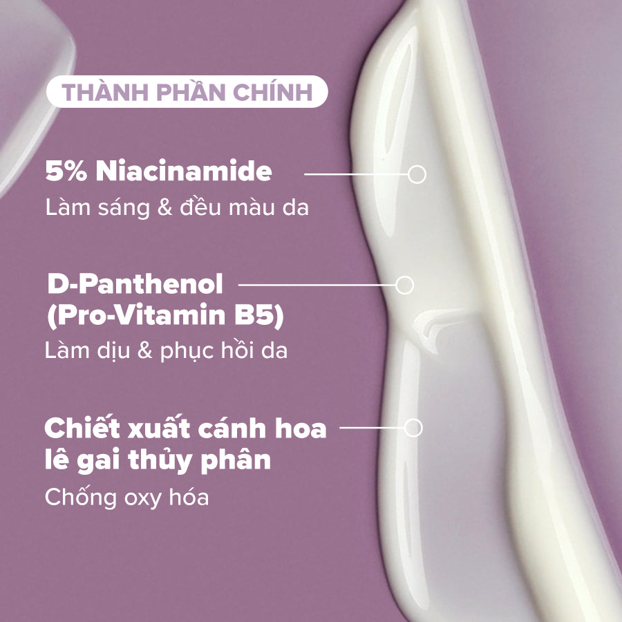 Tinh chất làm sáng và làm dịu da cơ thể với 5% Niacinamide 5% Niacinamide Body Serum